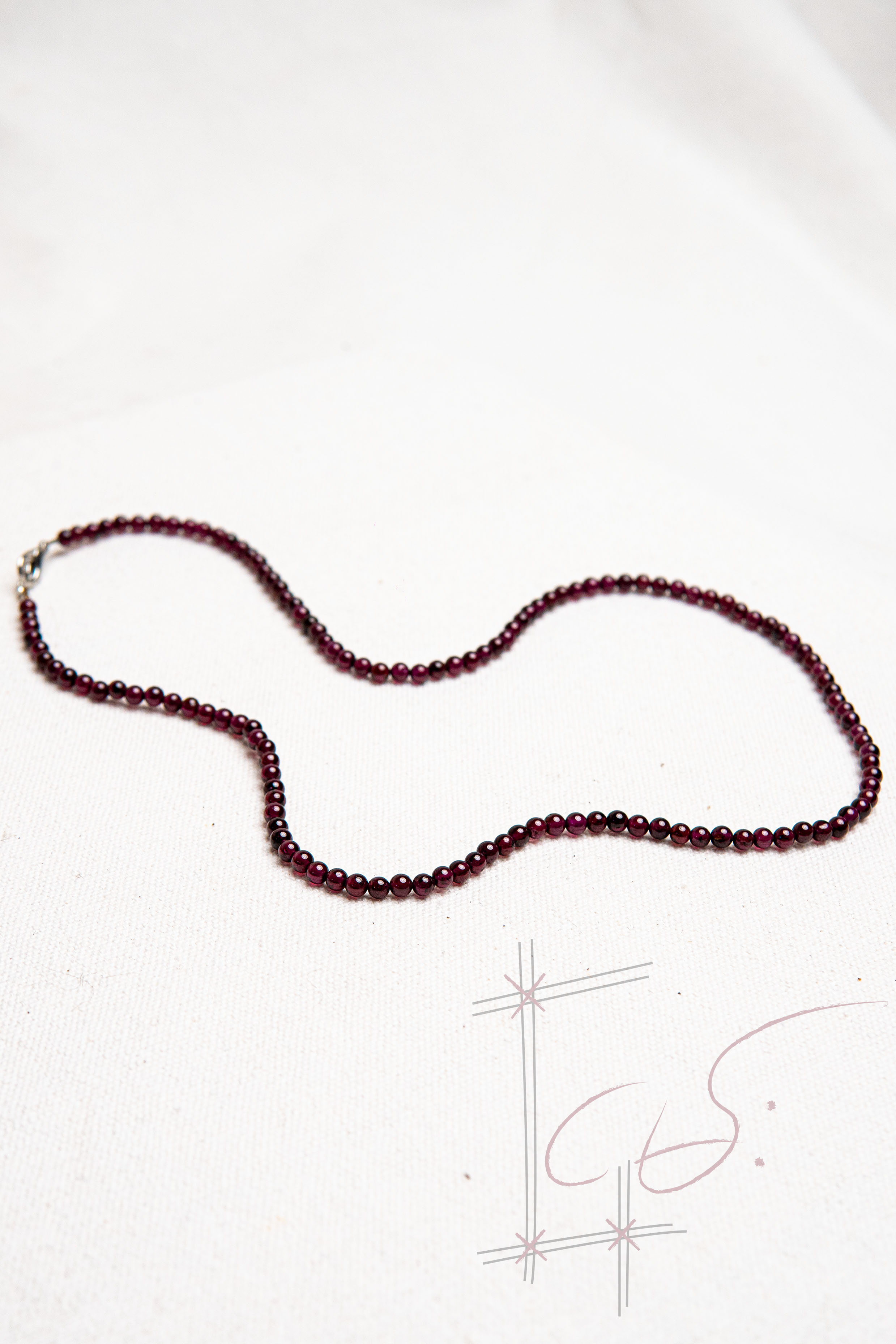 Garnet Jewellery Necklace
