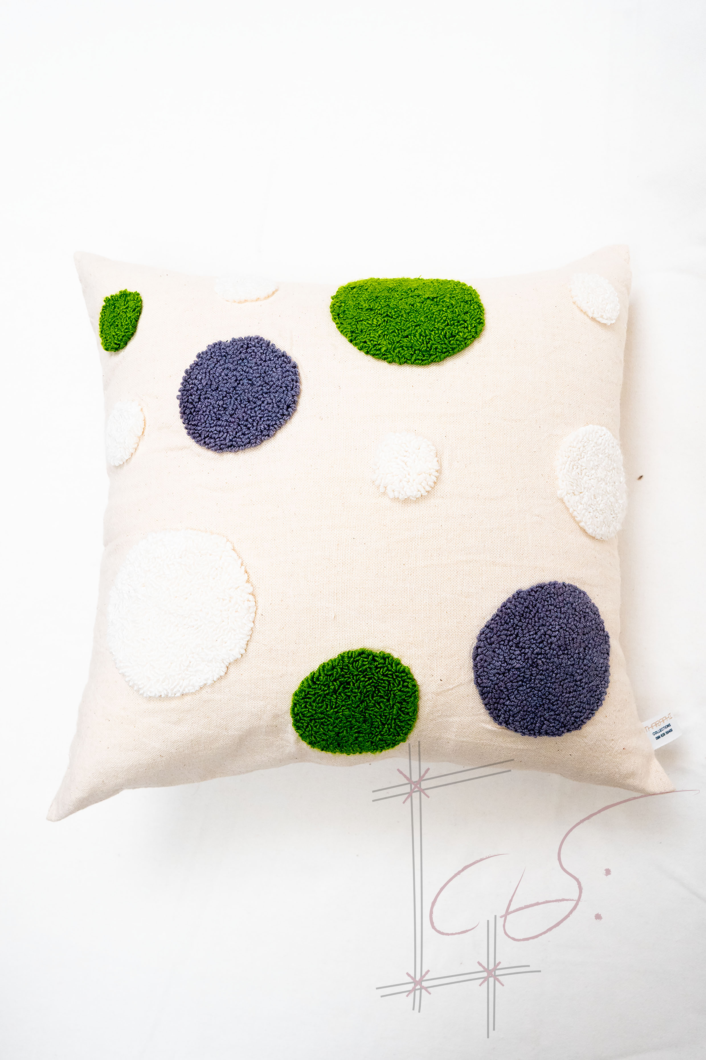 Mossy Dot Cushion