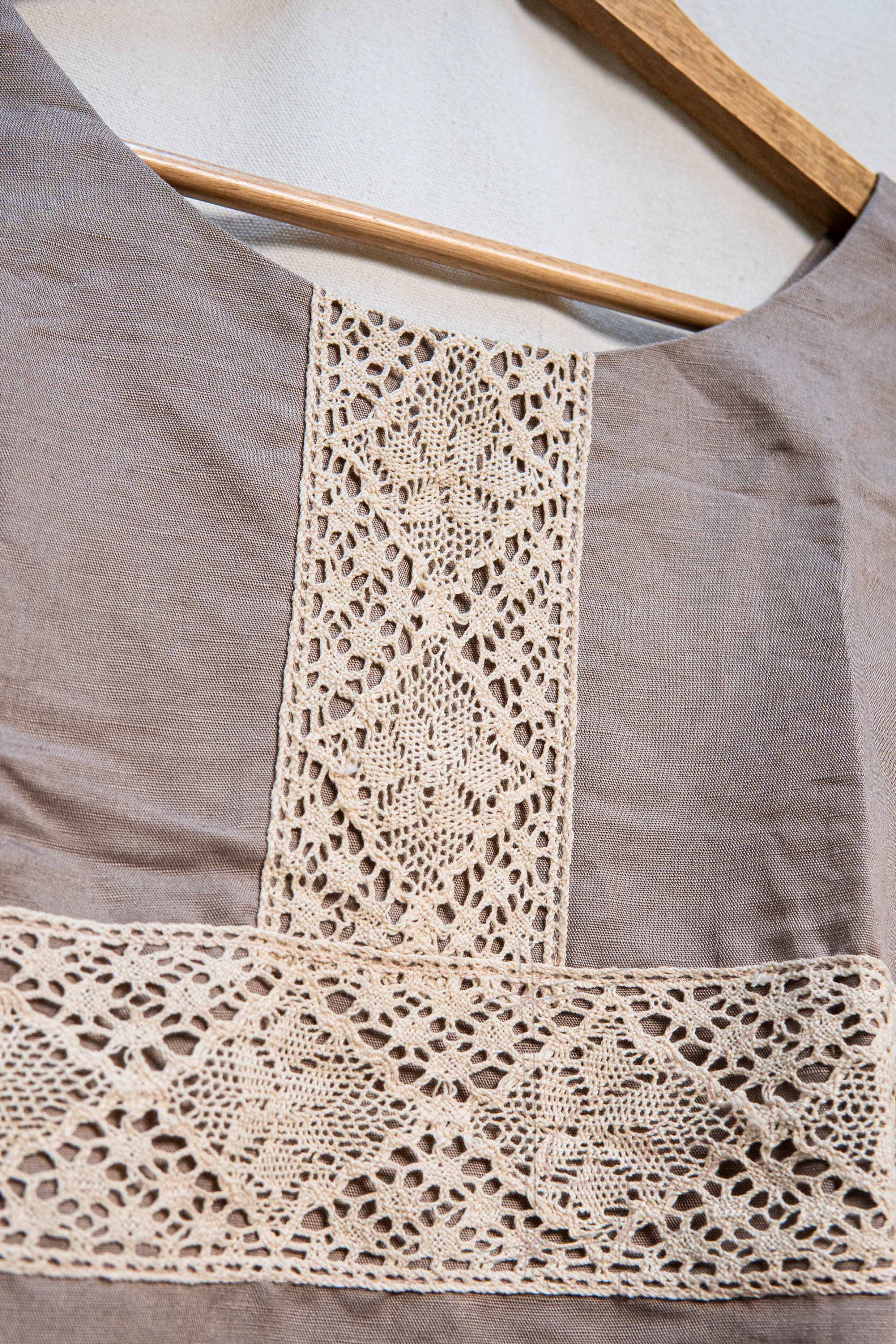 V Neck Lace Blouse