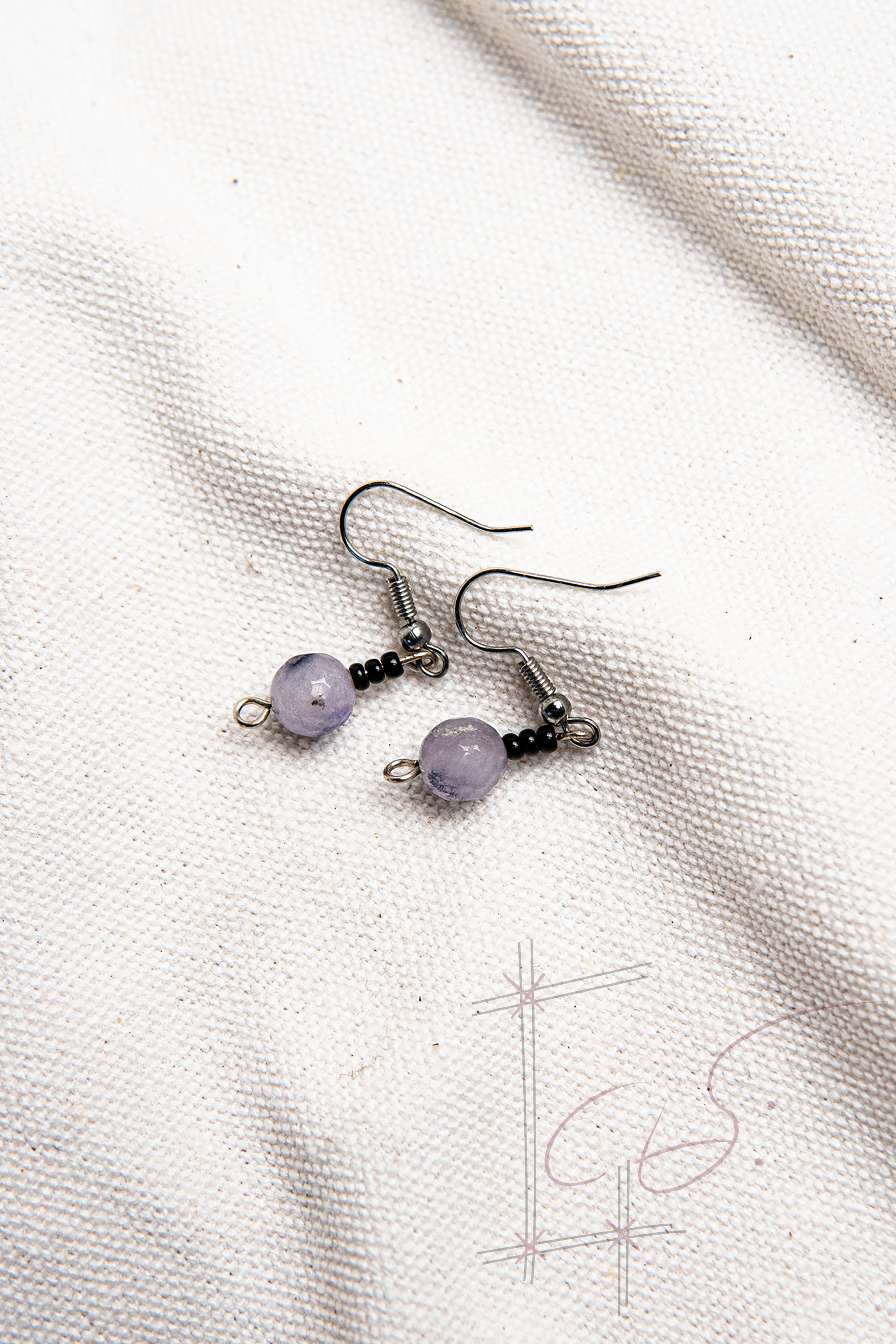 Ruby Quartz crystal Jewelry Set