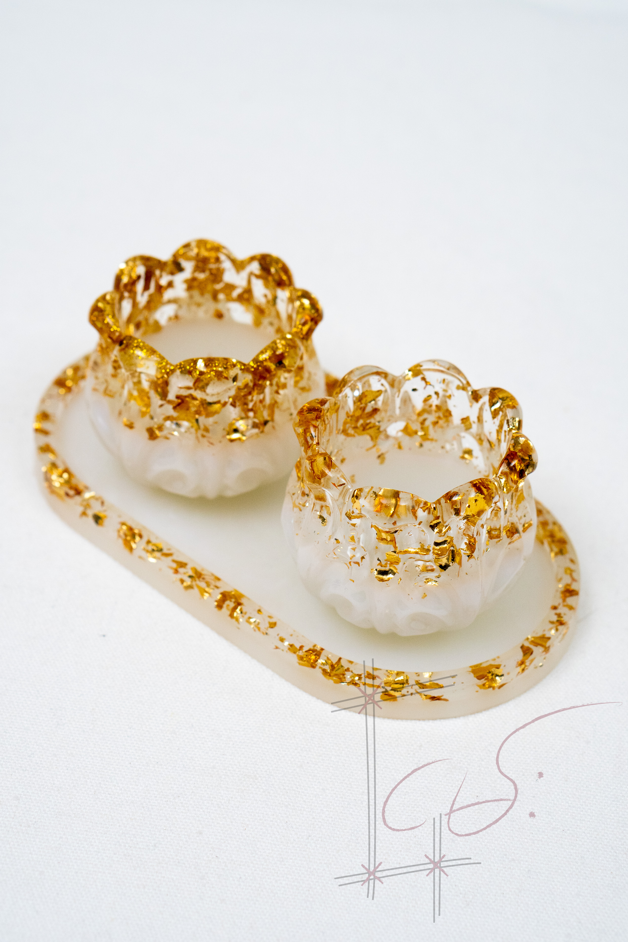 Resin Couple Cup Set
